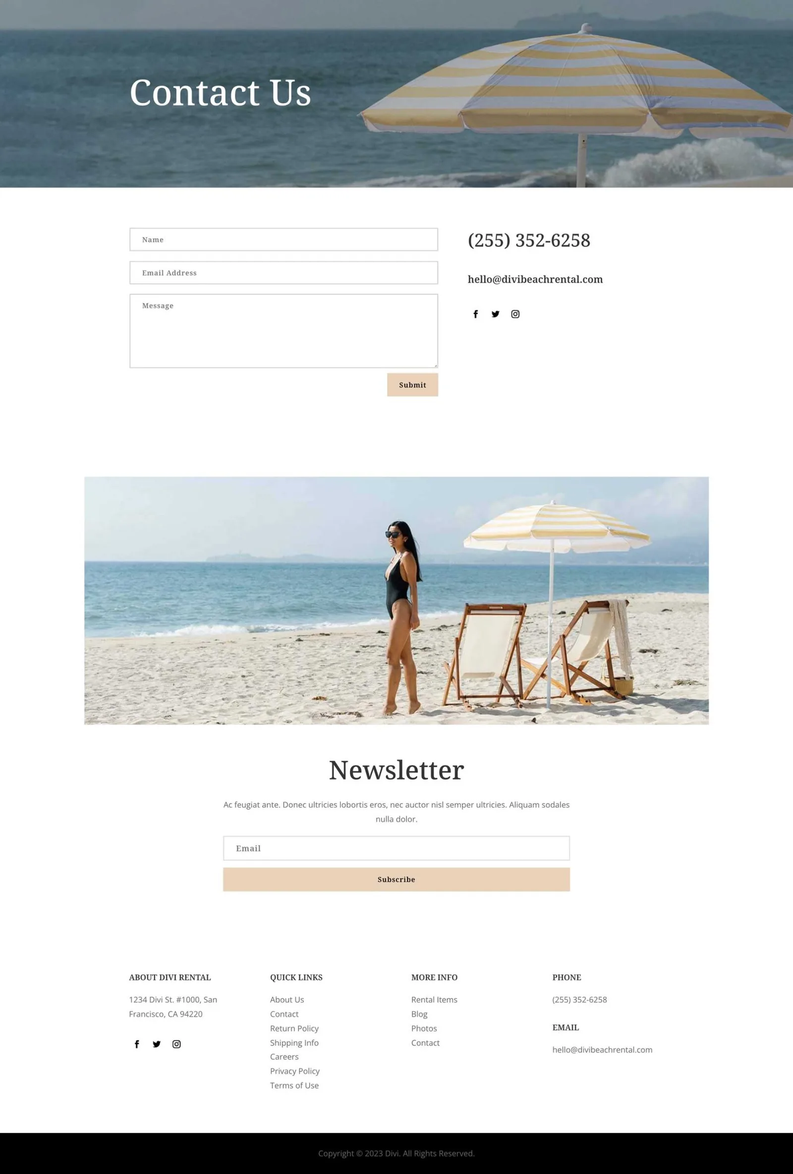 Beach Rentals