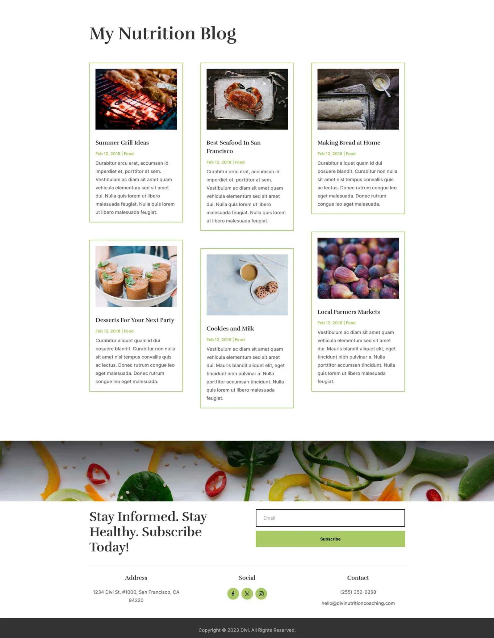 Nutrition Coaching